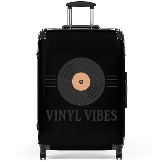 Vinyl Vibes Record Design Suitcases