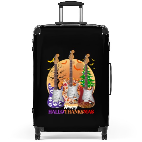 Happy HalloThanksMas Guitar  Suitcases