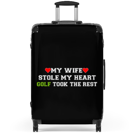 Golf Husband Funny Married Suitcases