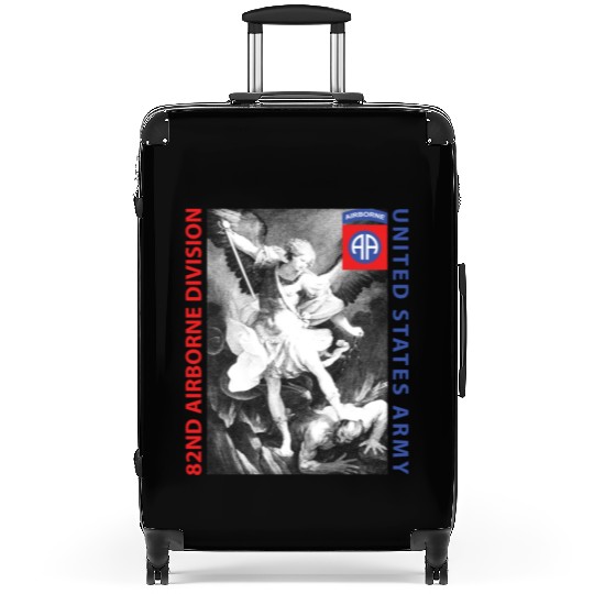 82nd Airborne - Saint Michael Suitcases