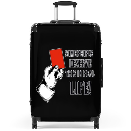 Red card funny designs Suitcases