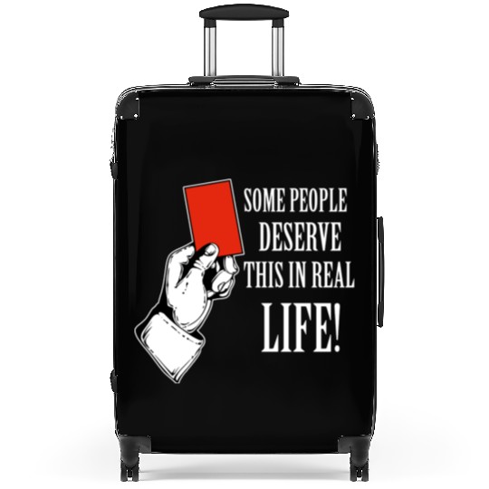 Red card funny designs Suitcases