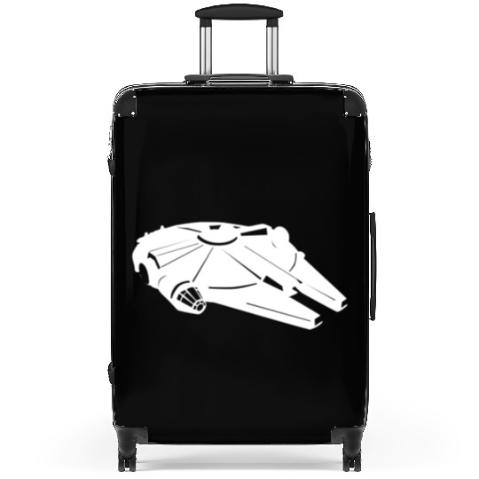 Millennium Falcon White Suitcases