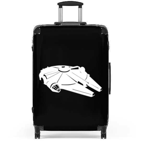 Millennium Falcon White Suitcases