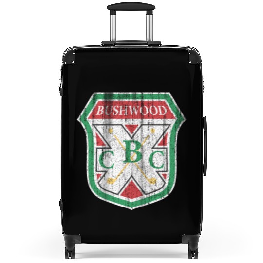 Vintage Bushwood Country Club Crest Suitcases