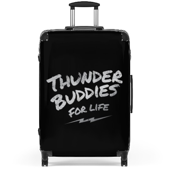 thunder buddies for life – silver Suitcases