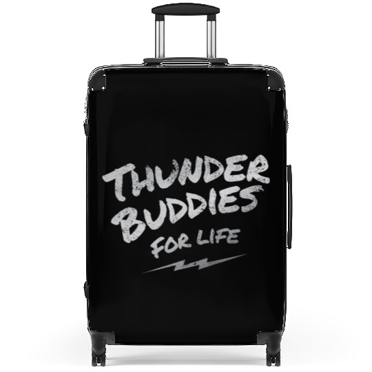 thunder buddies for life – silver Suitcases