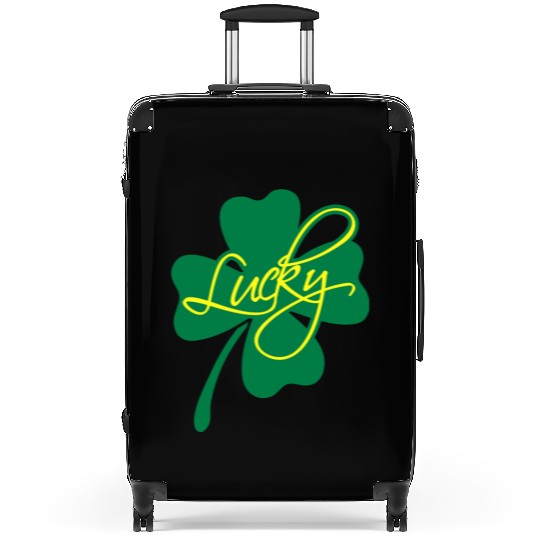 Lucky Shamrock Suitcases