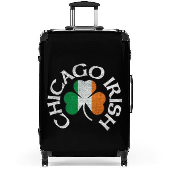 Chicago Irish Shamrock Apparel Suitcases