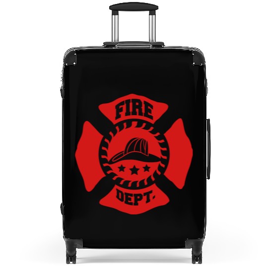 Fire Brigade logo symbol design Suitcases