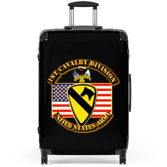 1st Cavalry Division w Flag Suitcases