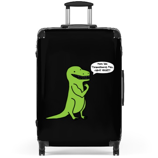 Funny gym t-rex Suitcases