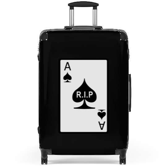 Rest in Peace Ace of Spades Suitcases