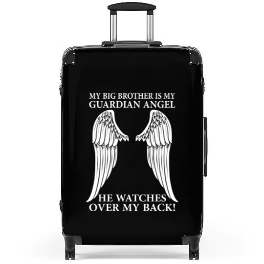 My Big Brother Is My Guardian Angel Suitcases