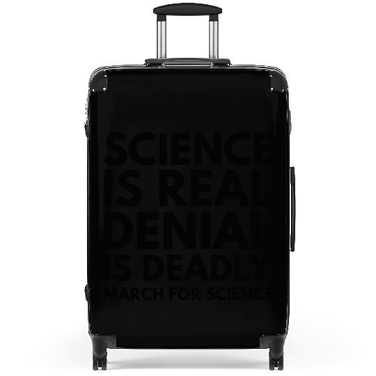 Science Is Real Suitcases
