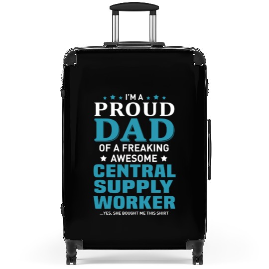 Central Supply Worker Suitcases