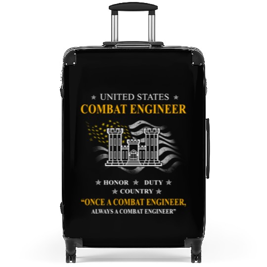 combat engineer, us army combat engineer, army com Suitcases