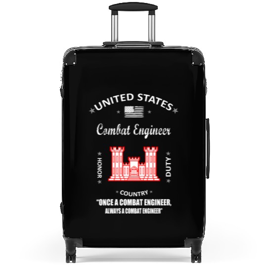 combat engineer, us army combat engineer, army com Suitcases