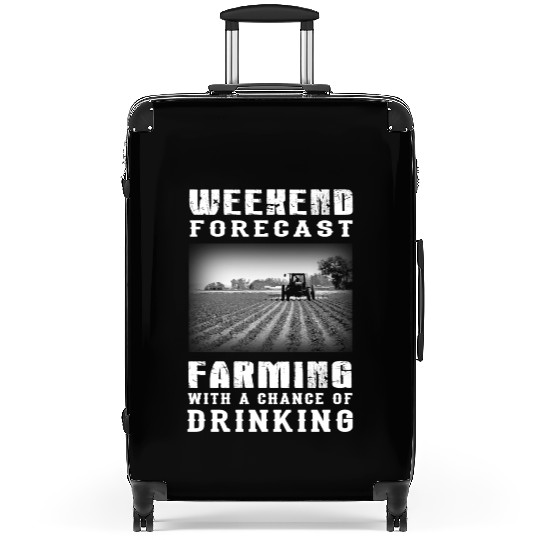 farmer, farmers union, no farmers no food, piglet Suitcases