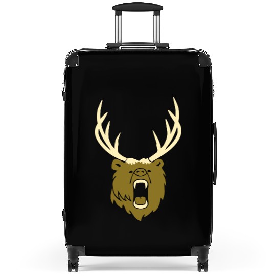 The beer - Grizzly with antlers (2c) Suitcases