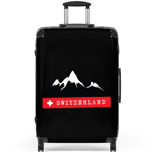 Switzerland, Mountains, Alps, Swiss, Nature, Snow Suitcases