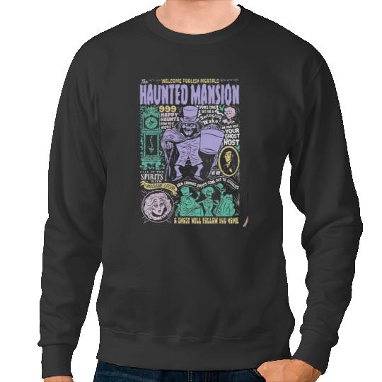 Vintage Retro The Haunted Mansion Disneyland Halloween Spooky Month Spooky Season Sweatshirts