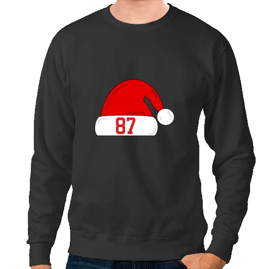 Tayl0r Swift Travis Kelce Christmas Game Santa Hat Sweatshirts