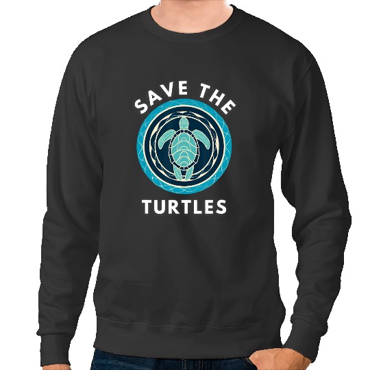 Discover Cute Sea Turtle Save the Turtles Design for World Turtle Day 21 Sweatshirts