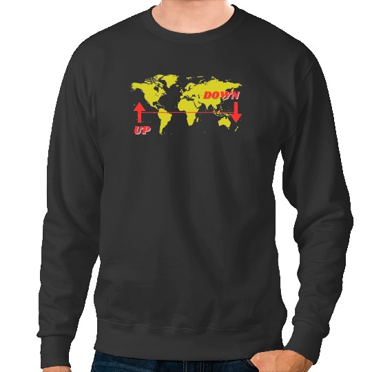 Discover Up and down the equator Sweatshirts