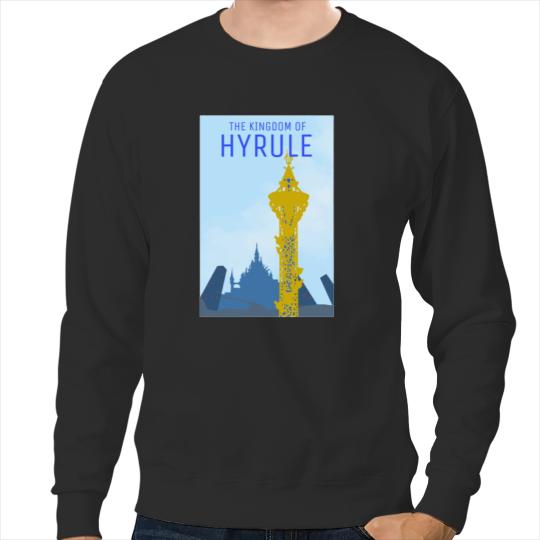 Discover Hyrule Travel Poster Sweatshirts