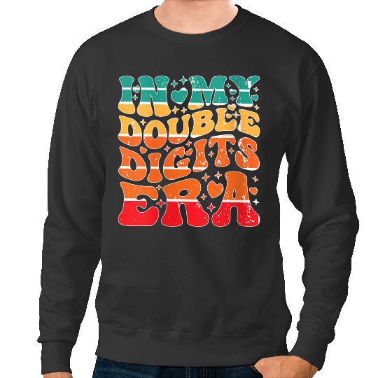 Discover Womens In My Double Digits Era - 10 Year Old 10th Birthday Girl Trends Gift Sweatshirts