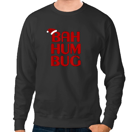 Christmas Bah Humbug Xmas Humbug Santa Hat Sweatshirts