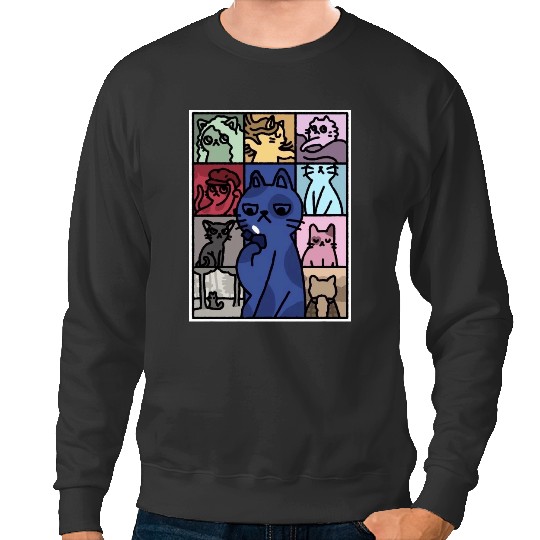 Cat Eras Tour Poster Sweatshirts