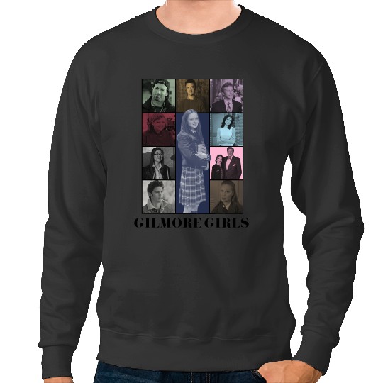 Gilmore Girls Eras Tour Poster (Black Print) Sweatshirts