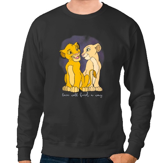  disneys The Lion King Valentine's Day Simba Nala Vintage trends gifts Sweatshirts