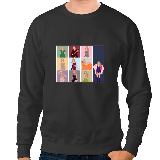 Discover Swift the Eras Tour outfits block art Sweatshirts