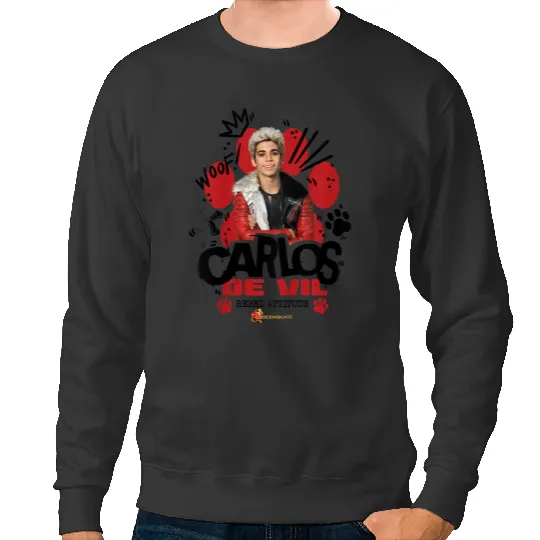  disneys Descendants - Carlos De Vil Rebel Attitude Gifts Sweatshirts