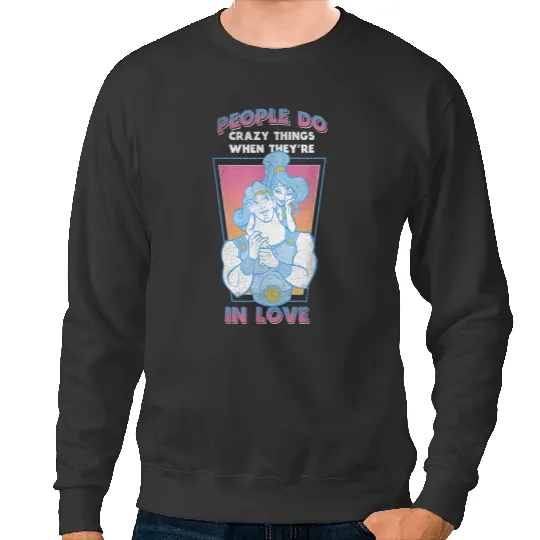 disneys Hercules Valentine's Day Vintage Megara In Love  gifts Sweatshirts
