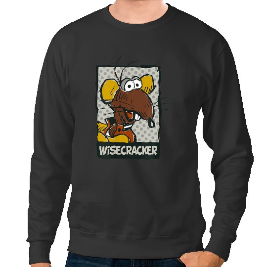 disneys The Muppets Rizzo The Rat Wisecracker Drawn Portrait Sweatshirts
