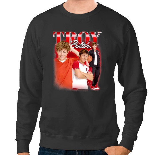 Discover Dísney High School Musical The Series Troy Bolton Collage Sweatshirts
