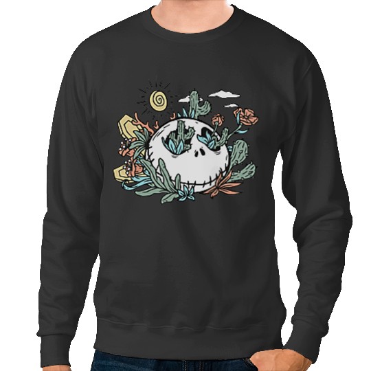 disneys The Nightmare Before Christmas Pocket Desert Skull Sweatshirts