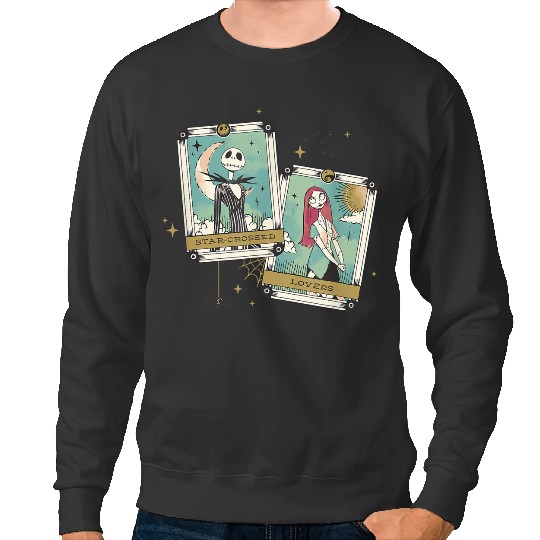 disneys The Nightmare Before Christmas Jack And Sally Tarot Sweatshirts