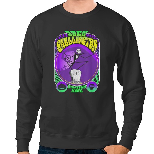 disneys Nightmare Before Christmas Retro Jack Skellington Sweatshirts