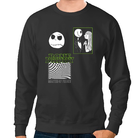 disneys The Nightmare Before Christmas Bone Daddy Panels Sweatshirts