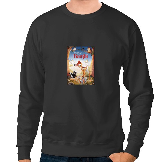disneys Bambi Friendships Poster Sweatshirts