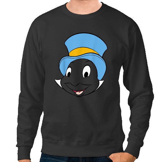 disneys Pinocchio Jiminy Cricket Big Face Sweatshirts