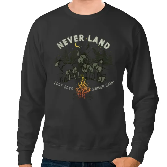 disneys Peter Pan Lost Boys Neverland Summer Camp Sweatshirts