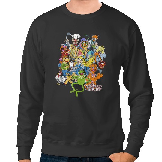 Disney The Muppets Main Characters Distressed Gr Sweatshirts