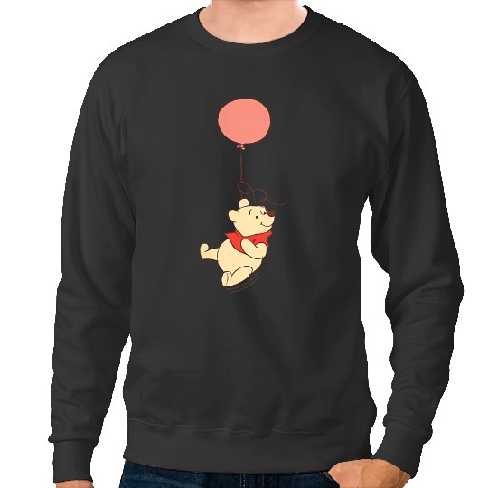 Disney Winnie the Pooh Balloon Flight Corner Pic Sweatshirts
