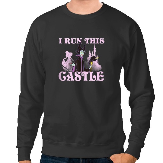 Disney Sleeping Beauty Aurora Maleficent I Run This Castle Sweatshirts